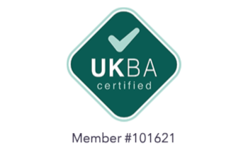 UK Society for Behaviour Analysis certified accreditation badge